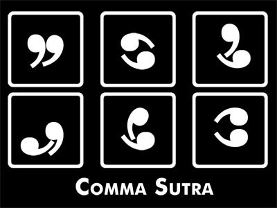honestarrogance:  dirty commas.  