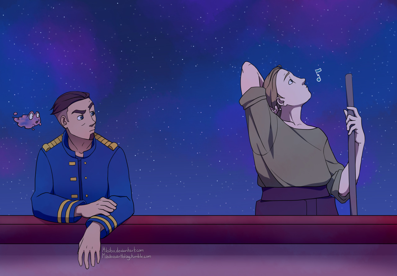 Height might not be accurate. Jim’s supposed to be leaning over but it looks eeeeeeeeh. Might be subject to a redraw once I settle on their heights. If ever. Swabbing the deck is apparently the only job available on the ship, pffffffffff. #treasure planet #treasure planet fanart  #artists on tumblr #jim hawkins #treasure planet oc  #battle at procyon  #treasure planet: battle at procyon #self insert #Paint Tool SAI