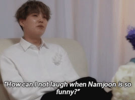 Namjoon: I Can Make Him Happy In Three Seconds ( Cr. X | X | X )