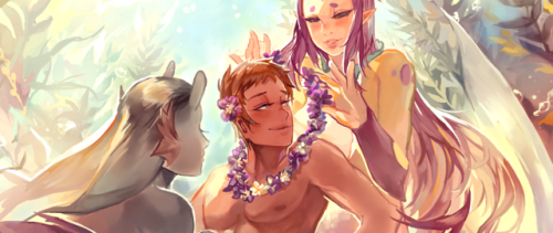 clandestineknight: Small preview for the Voltron Calendar! This piece was so fun to do~ And pretty d