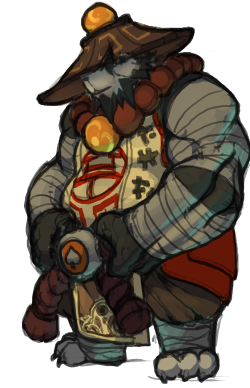 blnkart:  Colored sketches from a lunch time stream~ probably be back later on for more streaming hnnnnng Anyways - heres my Panda Monk - Dun Po Ling aka Beef Combo 