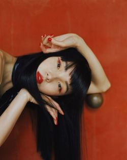 midnight-charm:   Xiao Wen Ju photographed by  Leslie Zhang for  Grazia China   Hair:  Bon Fan ZhangMakeup:  Yooyo Keong Ming    