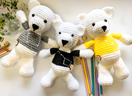 littlealienproducts:Big Dipper Teddy // Etsy
