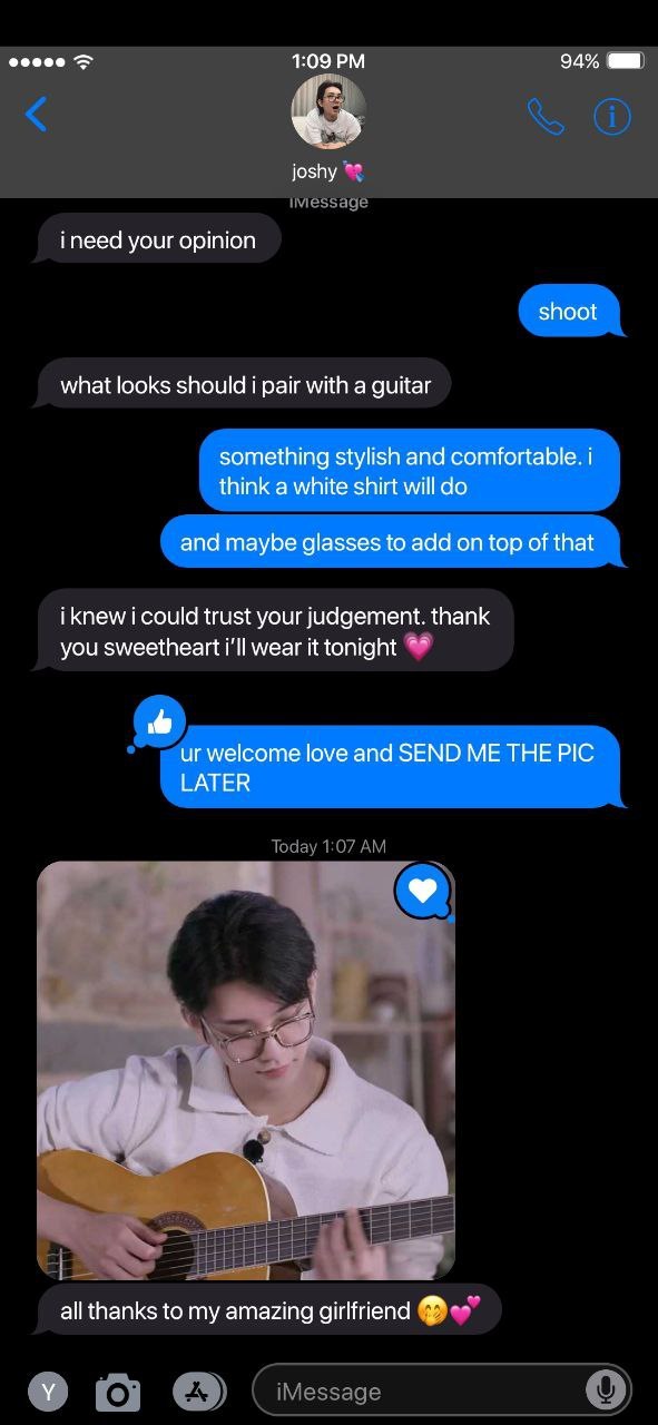 Bf Texts With Joshua! Nana Tour Edition