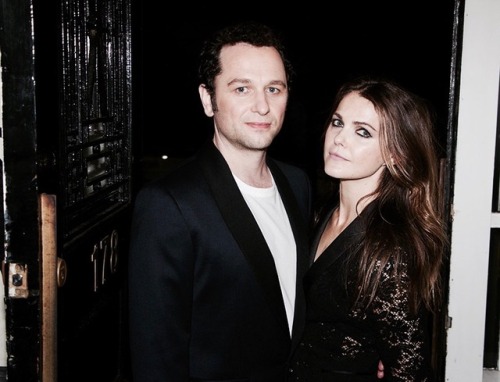 the-americans: Dashing out into the rainy night with this stunning, talented couple: Matthew Rhys (i