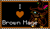 brown mage stamp