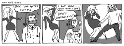 absurdlakefront:  That’s contagious! I lost it at the last panel. 