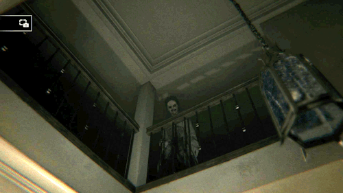 beekerbox:  gaseouschart02 she’s real   Lol omg….when I played this I didn’t see the one upstairs and the one out the window lol…… Creepy😱