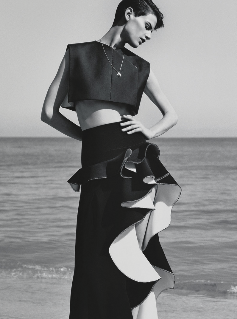 vogueweekend:  Saskia de Brauw photographed by Alasdair McLellan in The Gentlewoman