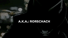 saltybatman:  endless list of favorite characters → rorschach↳ “Never compromise.