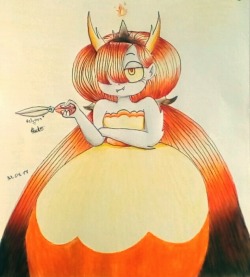 beluu013:Otro dibujo de Hekapoo :3 &lt;3