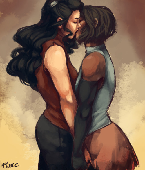 plume-artwork: been workin on this for so long I can’t stand it anymore Korrasami is one of th
