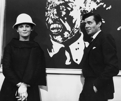 drkbogarde:Julie Christie and Dirk Bogarde in Darling directed by John Schlesinger, 1965