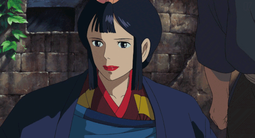  Lady Eboshi’s optional GIFs for Ghibli Card. 