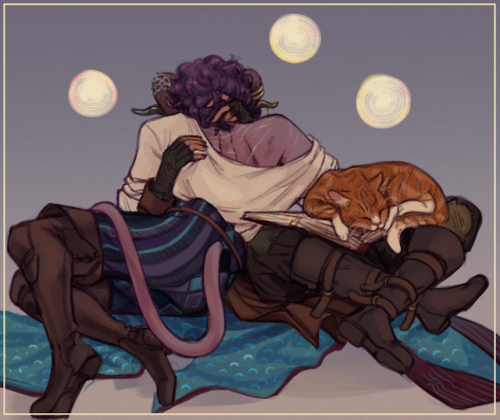 ruushes:caleb and molly (and bonus frumps) for cr r/s week day 3~ he’s never going to get any 