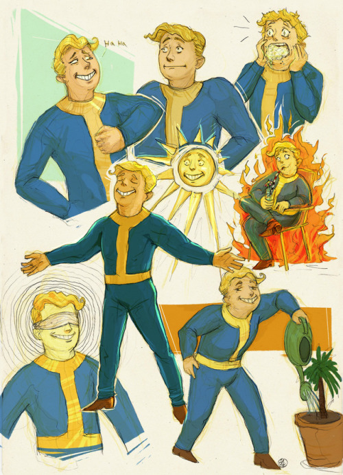 leona-florianova:Have page filled with some of my fav vault boysss