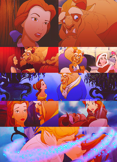 Disneyyandmore’s Screencap/GIF Challenge10 Couples: Belle x The Beast (#3)