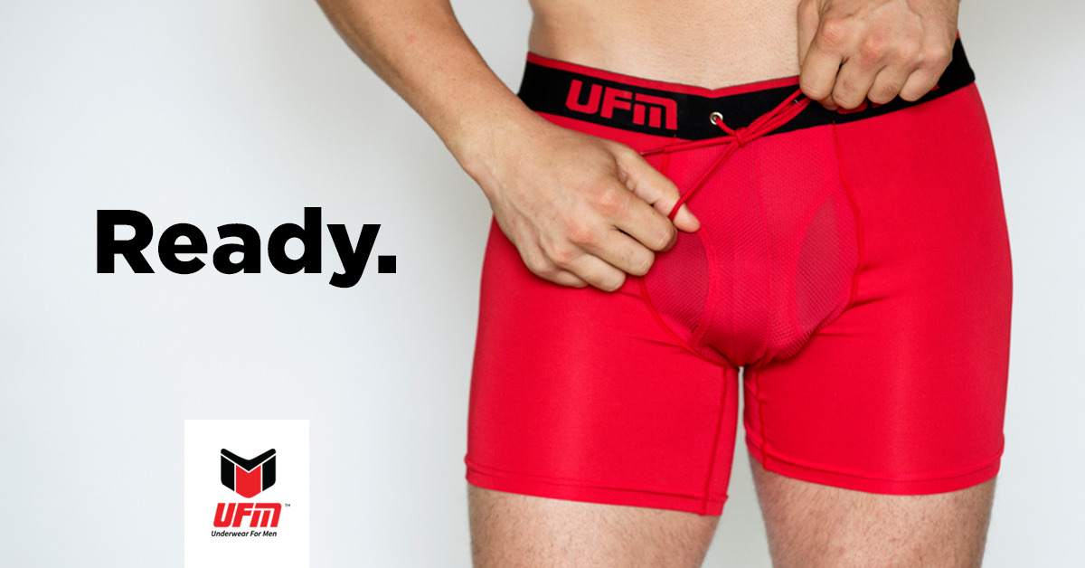 UFM Underwear on Tumblr: Be ready for everything with UFM Underwear.  #SupportYourManhood at www.ufmunderwear.com.