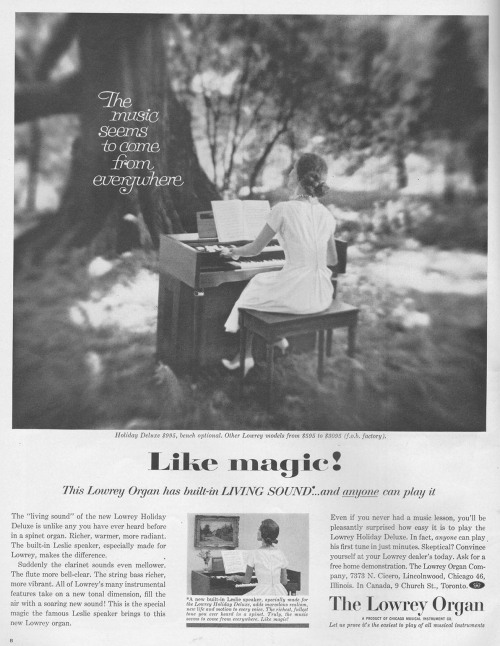 Lowrey Organ - 1962