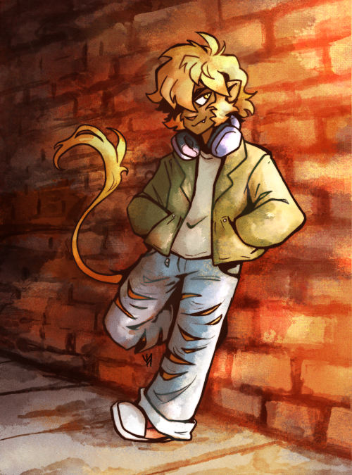 bogkeep:just a cool cat, inspired by the outfit in this postfalst is from @comicaurora