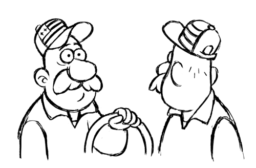 alidanesh: props and characters from “A Tale of Two Stans” of Gravity Falls…Toby looked sharp back i