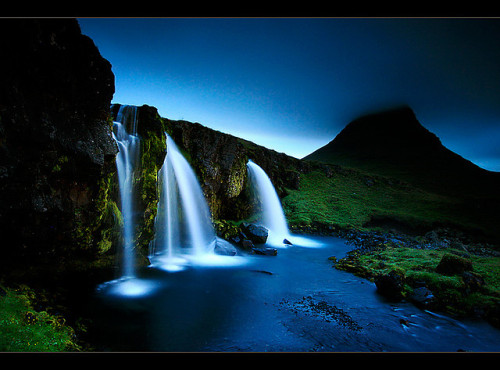 Kirkjufellfoss by orvaratli on Flickr.