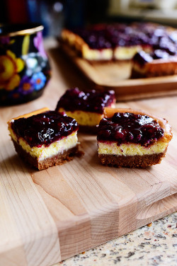 in-my-mouth:  Blackberry Cheesecake Squares