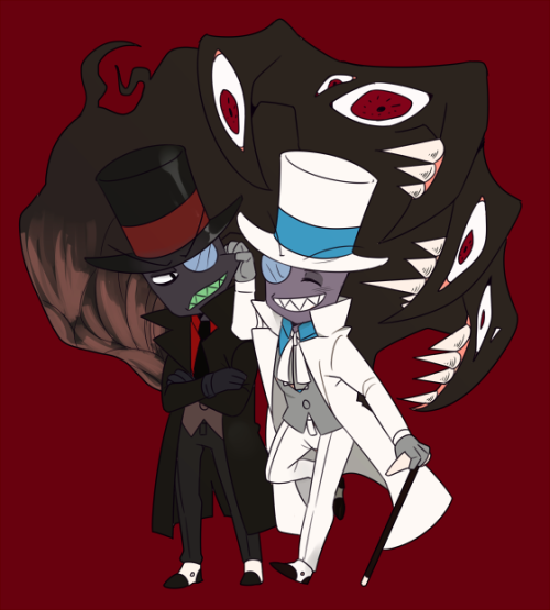 theinsanefruitloop-chan:  “Come on Black Hat, smile!” :D
