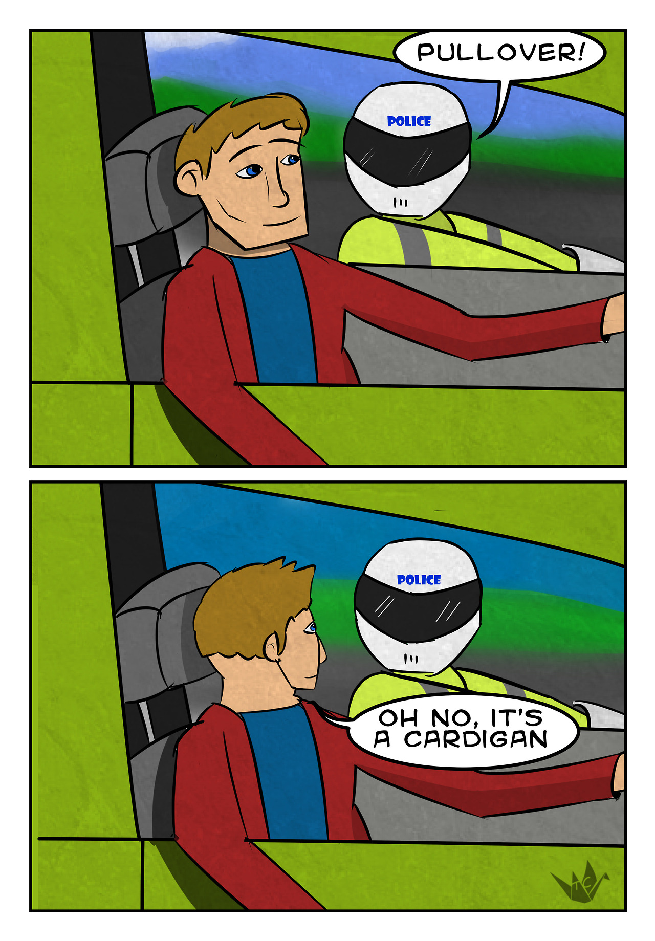 Latest Pun To Ten “Pullover” #comic #webcomic #pun see more at http://puntoten.tumblr.com/