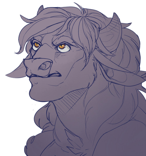 Commission for @catacujo of their highmountain tauren, Maelek!