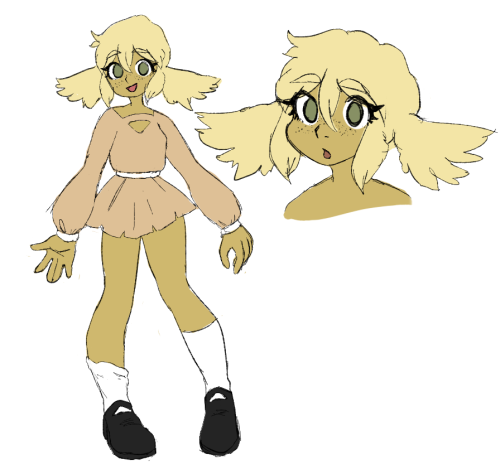 chosart:my new magical girl (casual clothes). she lives in the country and helps her family on their