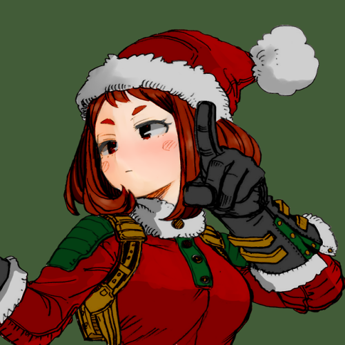 Uraraka Ochako Christmas icons-