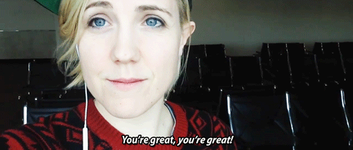 mygayisshowing:  snacksandharts:  this is important   I love her   yeah, you are!