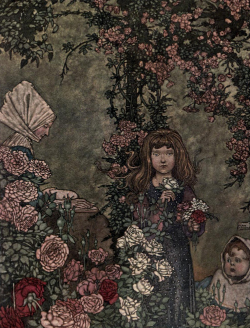 fuckyeahvintageillustration:   ‘Hans Andersen’s fairy tales’ with illustrations by W. Heath Robinson