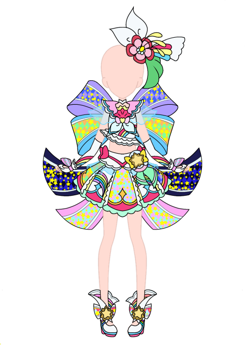 I Made Tropical Rouge PreCure Outfit But In Illuminage Style Hope You Like It