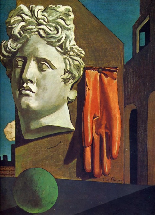 aestheticgoddess:The Song of Love, Giorgio de Chirico, 1914