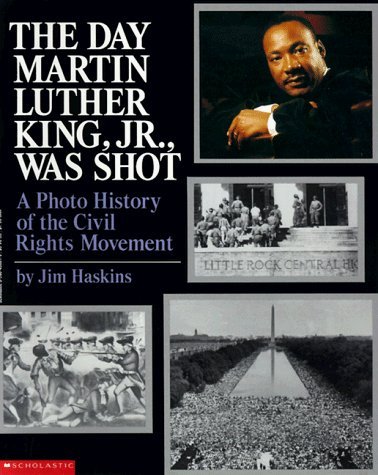 blackchildrensbooksandauthors:  April 4, 1968… The Day Martin Luther King Jr. Was Shot  James Haskins  A…photo essay recounting the struggle for civil rights in the U. S.  Haskins’s clearly written text and archival black-and-white photographs 