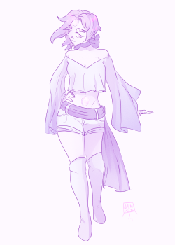 jen-iii:And the final fusion from the Dweeb Team is Chalcedony! The fusion between @l-sula-l‘s Gemsona Lilac and @atta‘s Gemsona Selenite! AKA Pastel aesthetic beauty goals oh my god!! I love their design!! 