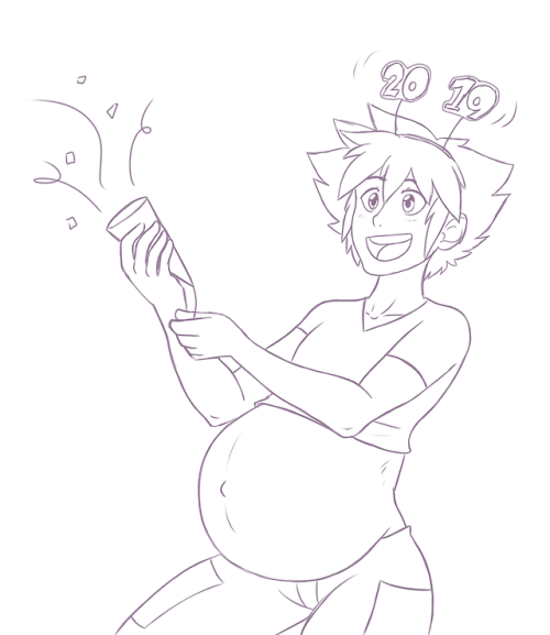 happy new year everybody! have some preg sora in a ridiculous wobbly headband!&gt;&gt; 