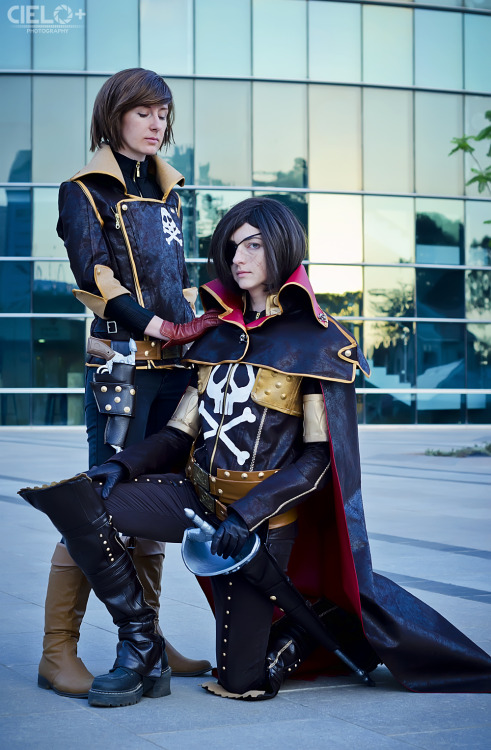 Space Pirate Captain Harlock cosplay! Im cosplaying Harlock, my gf is Yama Photo by Nastya Shevah. V