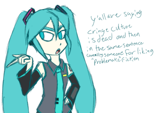 cyancourse:some hot takes feat. Miku