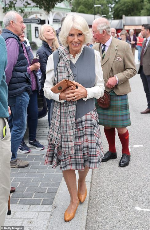 The Duke and Duchess of Rothesay tour and unveil a plaque to commemorate the opening of the Ballater