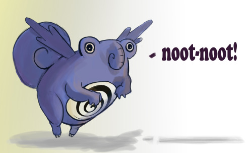 davidswiftart:  Clefable/poliwhirl NOOT-NOOT! 