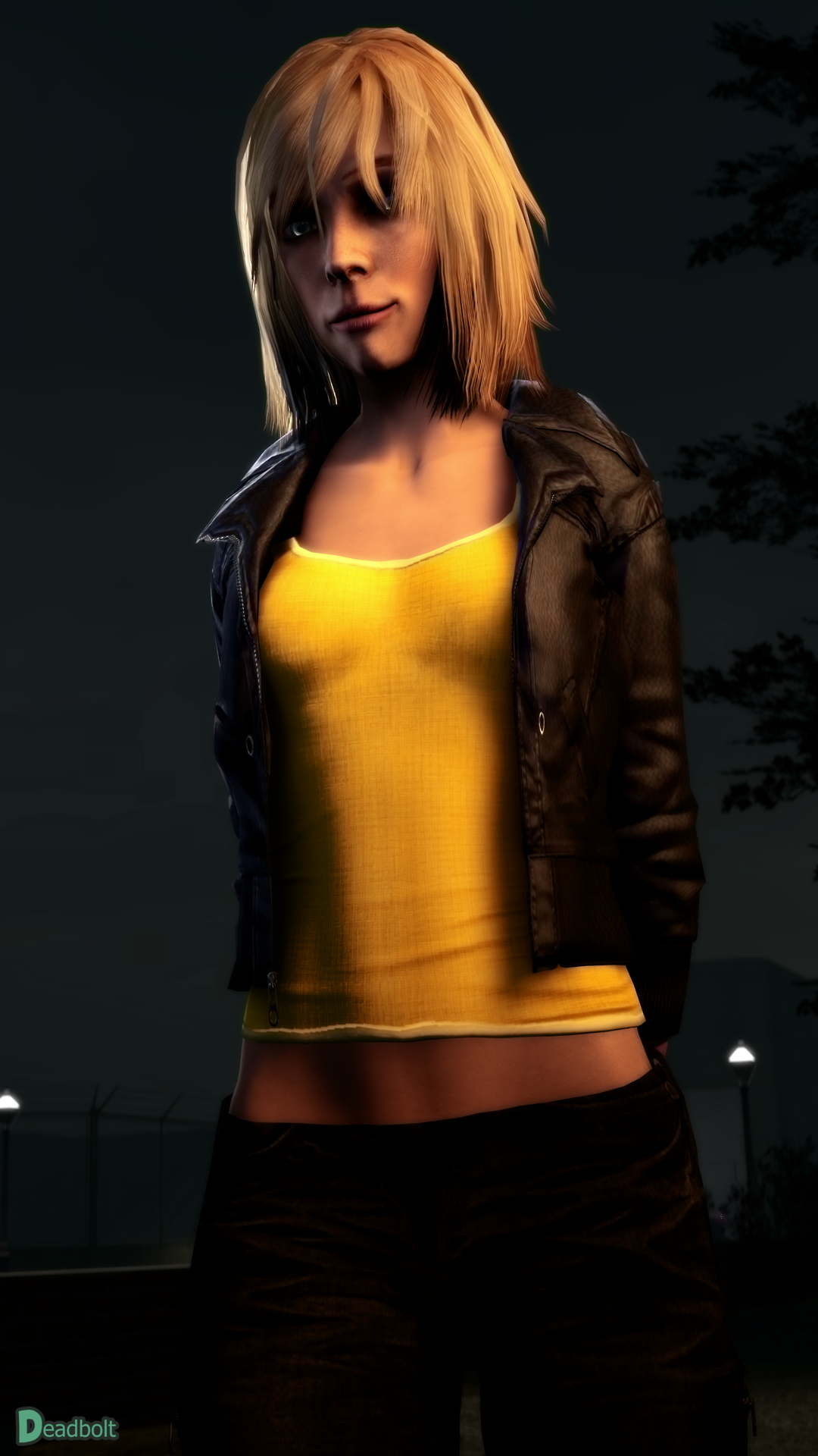 deadboltreturns: Katey Greene in the Park. Been kinda liking doing this character