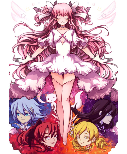  PUELLA MAGI MADOKA MAGICAprint for SMASH! con 2014 [now available on storenvy]