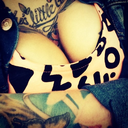 Tattooes and boobs!!! #tattooed #tatted #inkedup #inkedmag #instagood #instalove #inkedgirls #instad