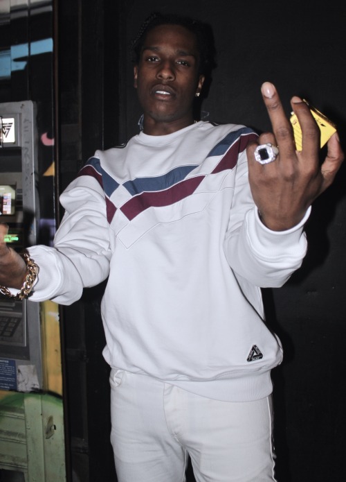 cortezvisuals:“OFF TOUR”September 28th 2014Outside @ Club Lit - Soho , NY A$AP Rocky
