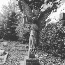 beatasticband:#photography #UK #england #statue #cemetery #graveyard #blackandwhite