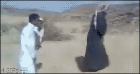 hella did NOT understand this gif until about the 20th time. He kneeled down to pray!