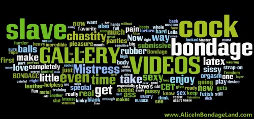 Word cloud of my fetish stories at http://www.aliceinbondageland.com porn pictures